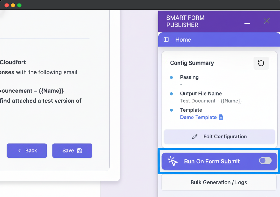 Enable Document Generation